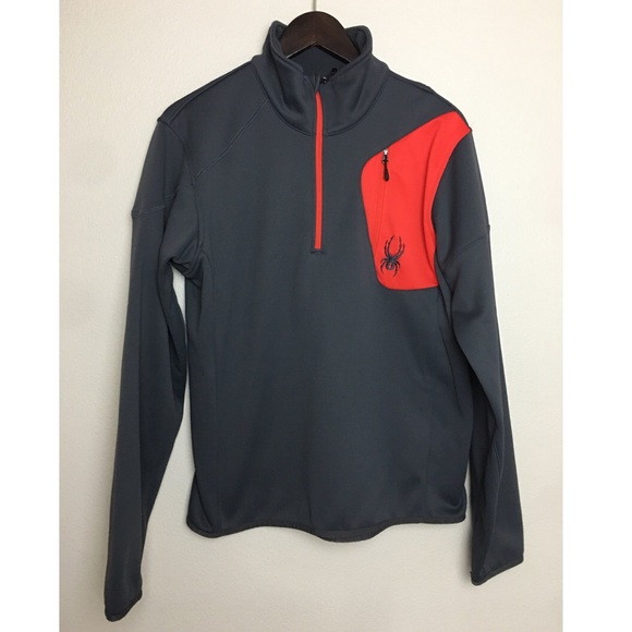 Spyder pullover jacket 1/4 zip - Picture 6 of 7